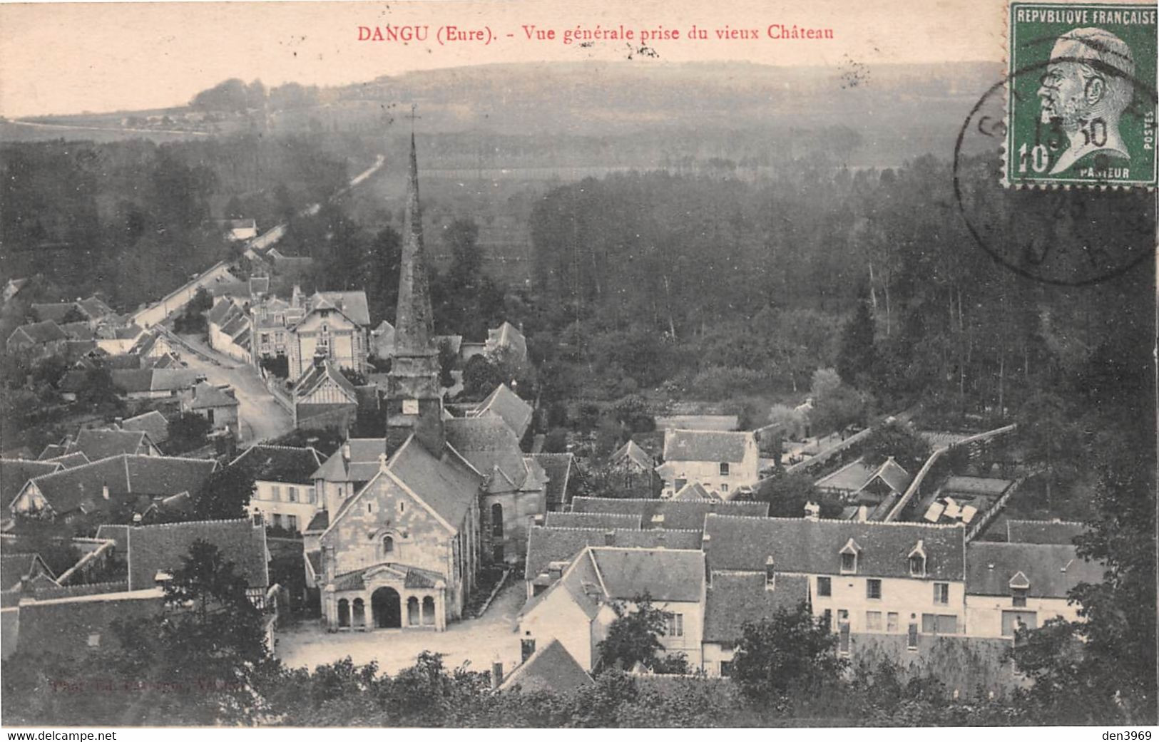 DANGU (Eure) - Vue Générale Prise Du Vieux Château - Dangu