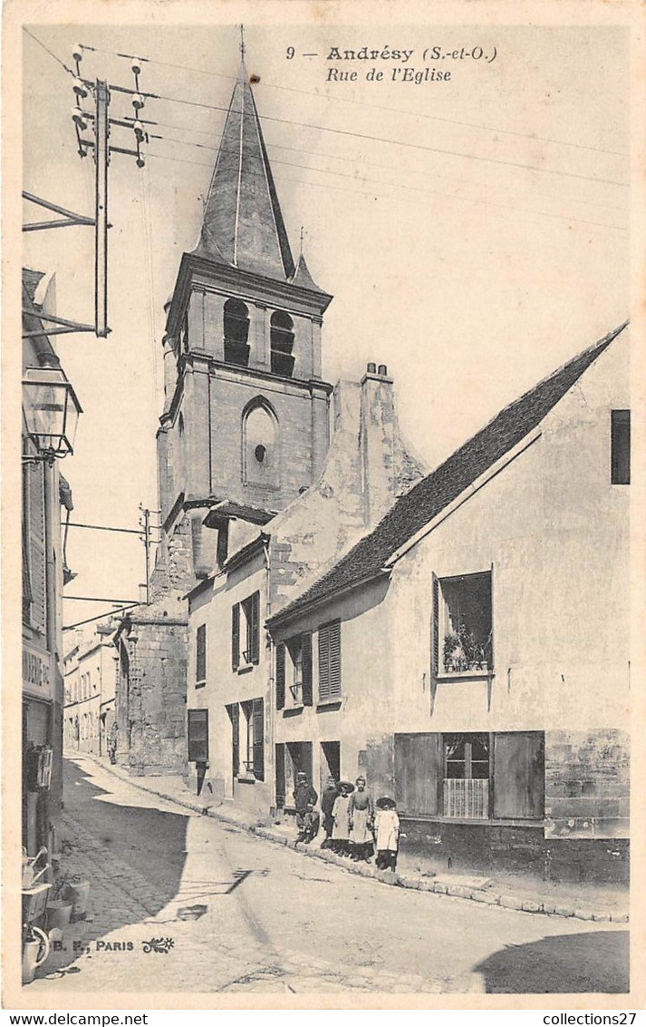 78-ANDRESY- RUE DE L'EGLISE - Andresy