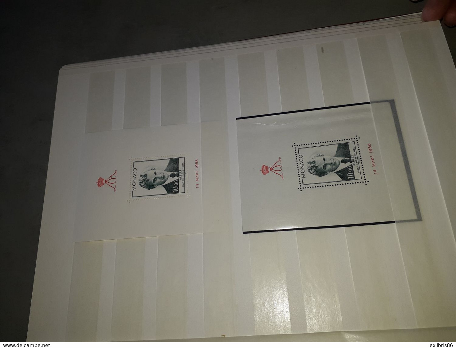 260322// ENORME COLLECTION MONACO TRES GROSSE COTE ( 1 timbre cote + 1000€) fragment feuille de classiques