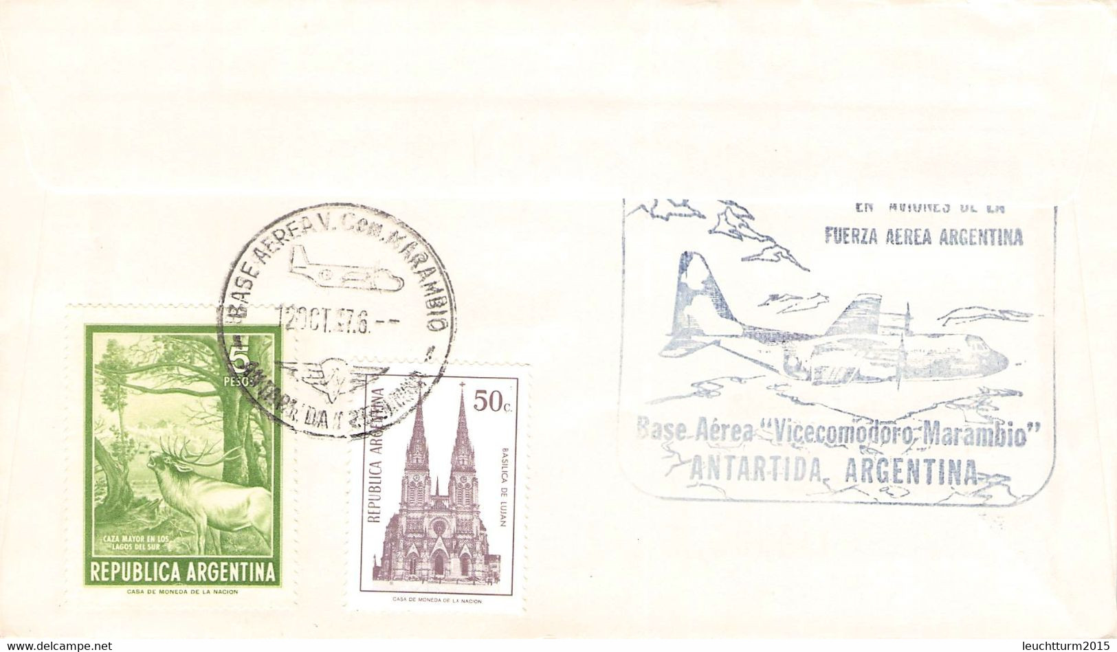 ARGENTINA - ANTARTIDA ARGENTINA BASE MARAMBIO 1977/78 / ZO179 - Lettres & Documents