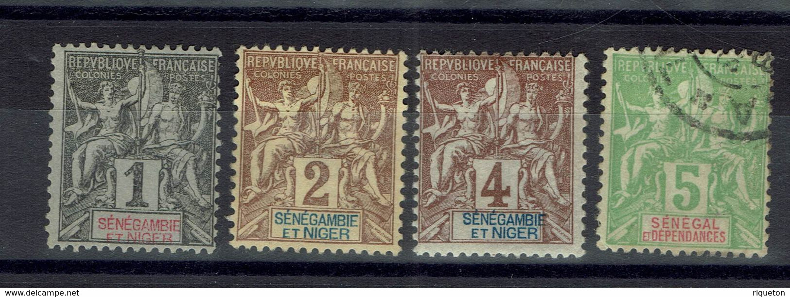 Sénégambie & Niger - N° 1/4 - X - (X) Oblitéré. - Nuevos