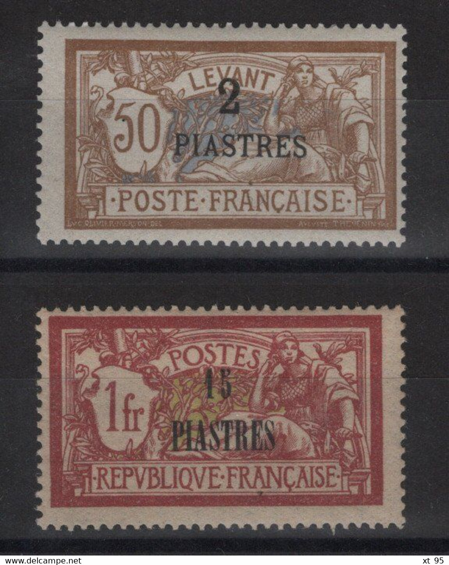 Levant - N°20 + 35 - * Neufs Sans Charniere - Cote 17€ - Unused Stamps