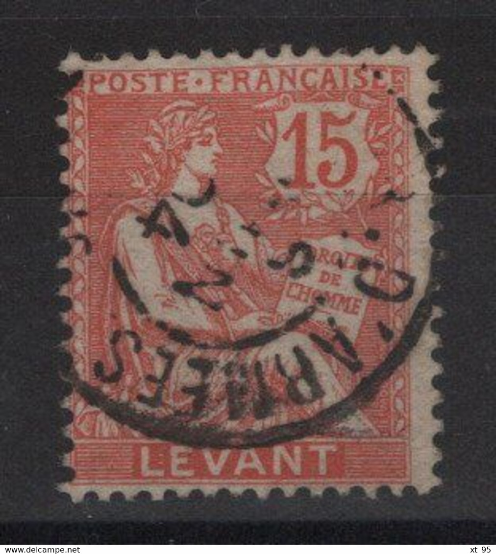 Levant - N°15 Obliteration Correspondance D'armees - Obliteres - Cote +2€ - Oblitérés