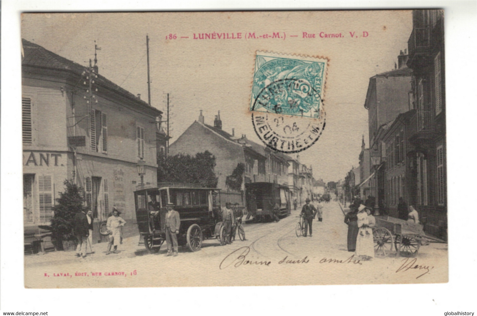 DG2620 - DEP.54 - LUNÉVILLE (M.-et-M.) - RUE CARNOT - AUTOBUS, TRAM - Luneville