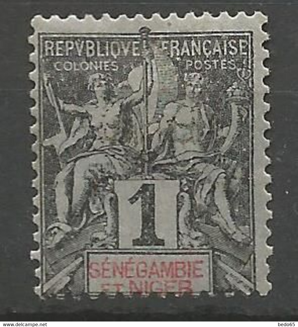 SENEGAMBIE ET NIGER N° 1 NEUF*  CHARNIERE / MH - Nuevos