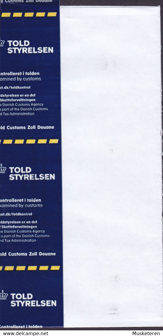 Netherlands Prioritaire Priority Label NIEUWEGEIN 2022 Cover Brief BRØNDBY STRAND Denmark Customs Douane Told Zoll Label - Cartas & Documentos