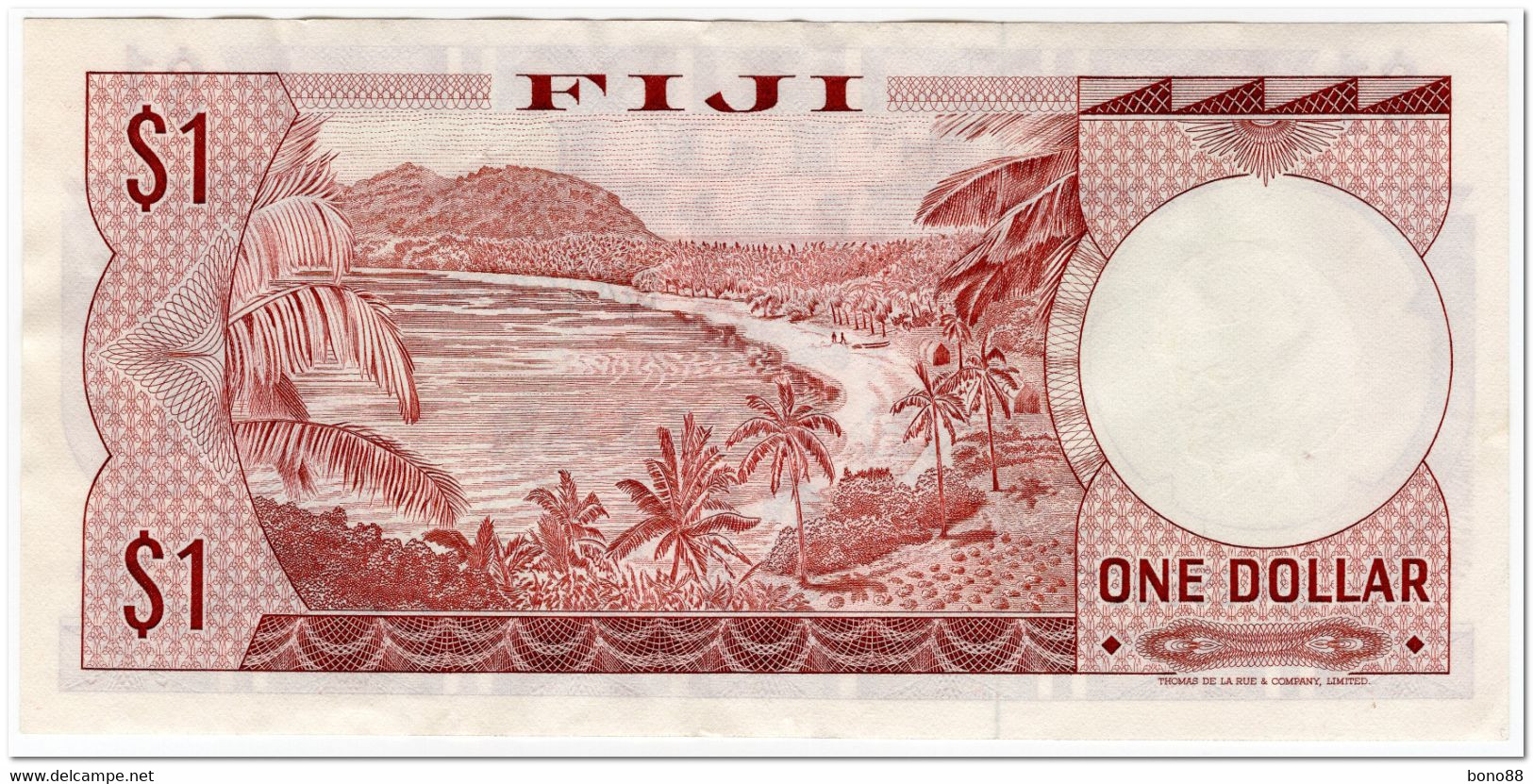 FIJI,1 DOLLAR,1974,P.71b,VF-XF - Fiji