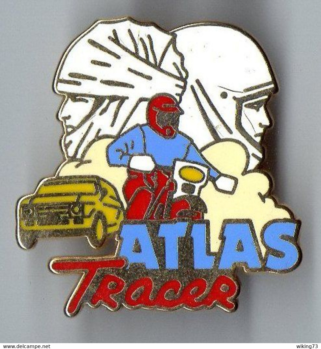 Beau Pin's Atlas Tracer - Publicité - Rallye - Auto - Moto - Désert - Afrique Du Nord - AMC - Car Racing - F1