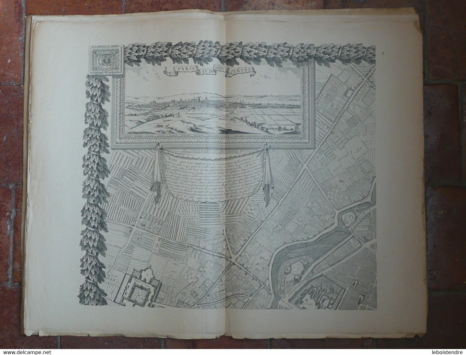 PLAN MONUMENTAL DE PARIS AU XVIIe SIECLE PAR JACQUES GOMBOUST DEDIE A SA MAJESTE LE ROY LOUIS XIV EN L AN DE GRACE 1653 - Autres Plans