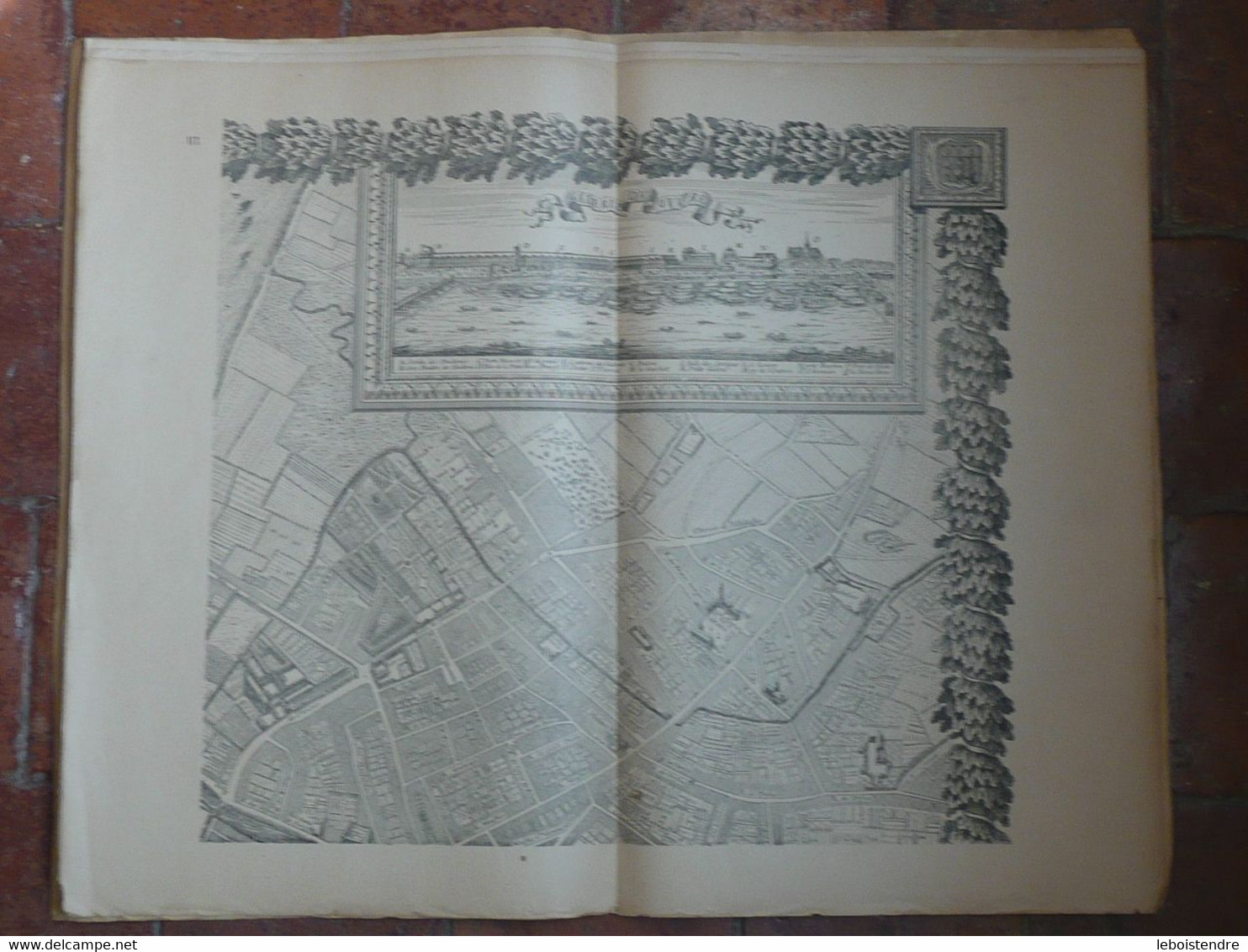 PLAN MONUMENTAL DE PARIS AU XVIIe SIECLE PAR JACQUES GOMBOUST DEDIE A SA MAJESTE LE ROY LOUIS XIV EN L AN DE GRACE 1653