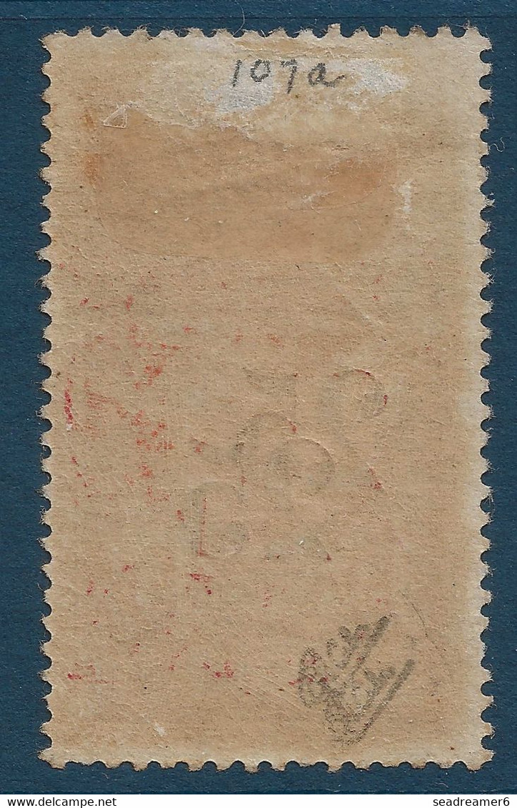 France Colonies Martinique N°85b* Variété Double Surcharge TTB Signé CALVES - Neufs