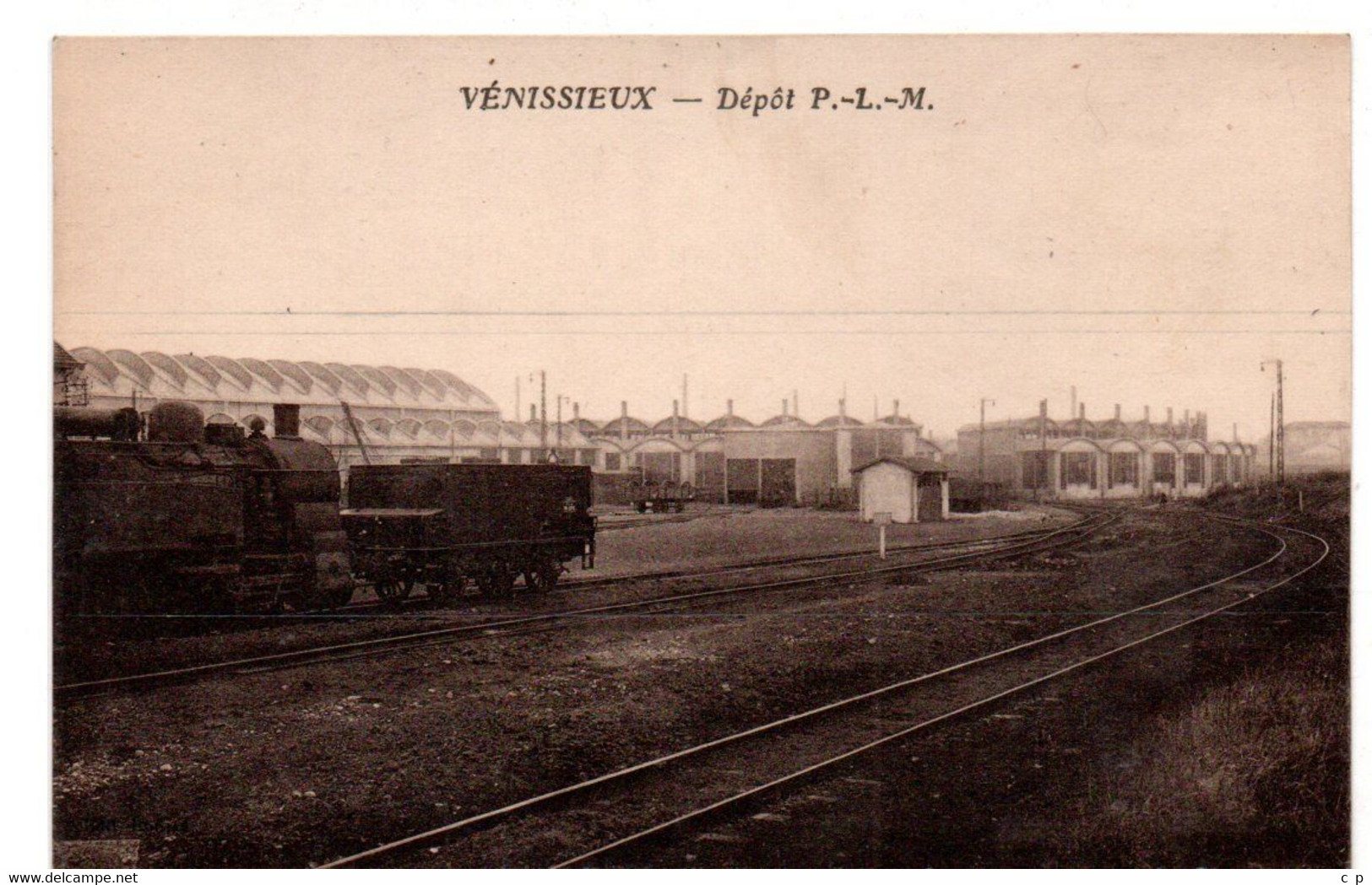 Venissieux - Depot PLM -  Train De Marchandises - Beau Plan -  CPA°rn - Vénissieux