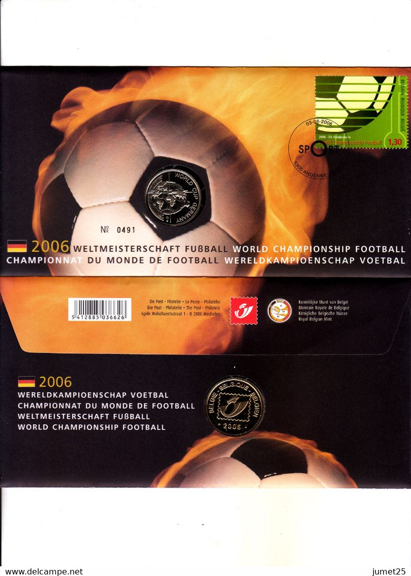 3540 Championnat Du Monde De Football 2006 En Allemagne (Numisletters) - Numisletter