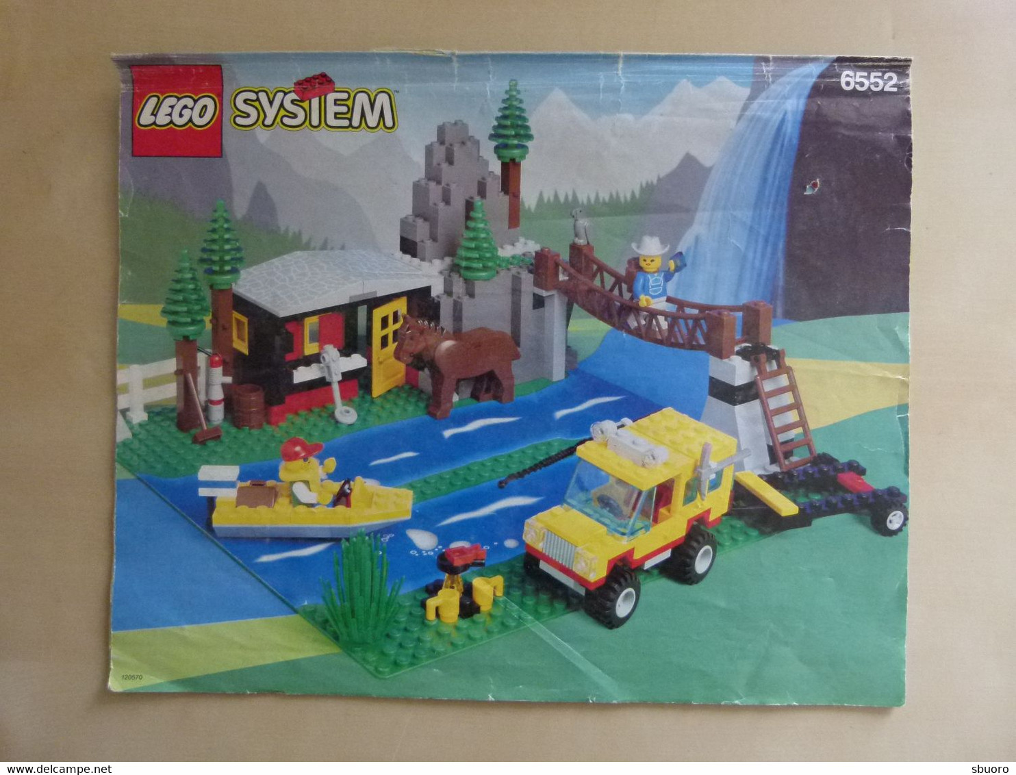 Notice De Montage Lego System Numéro 6552 D'occasion - Campement Aventurier - Piantine