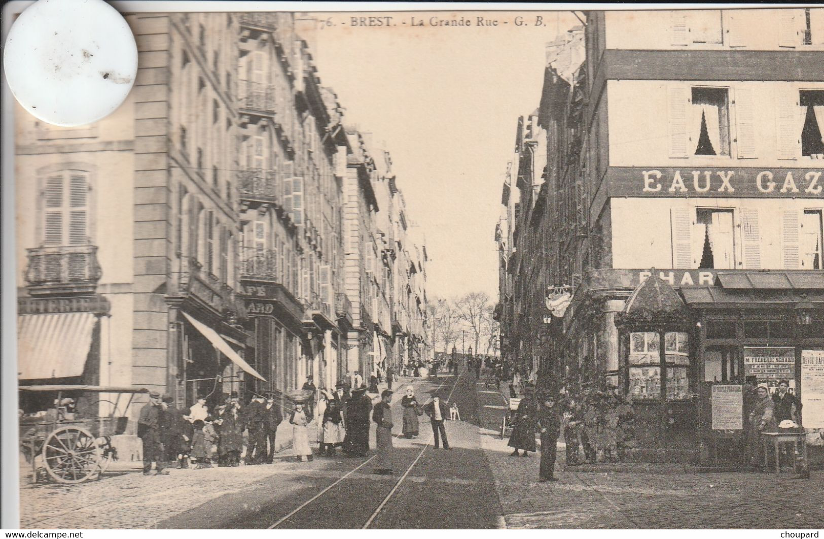 29 - Très Belle Carte Postale Ancienne De BREST   La Grande Rue - Brest