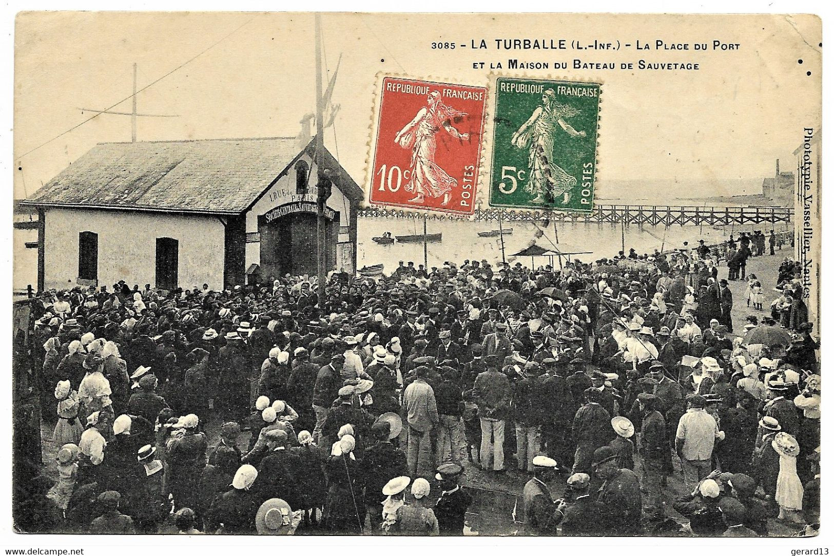 E3 Loire Atlantique 44 LA TURBALLE Maison Du Bateau De Sauvetage 1920 - La Turballe