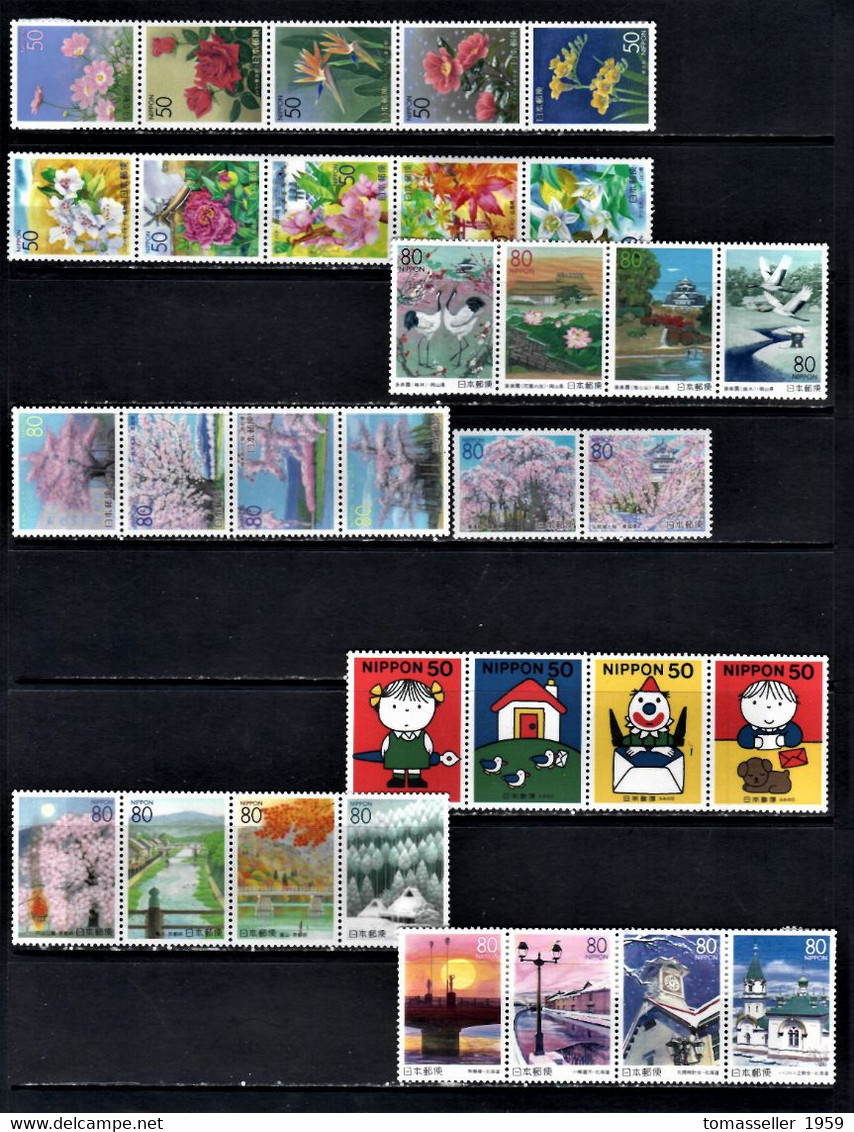 Japan-10 Years (1993-2002 y.y.)-Almost 440 issues  .MNH