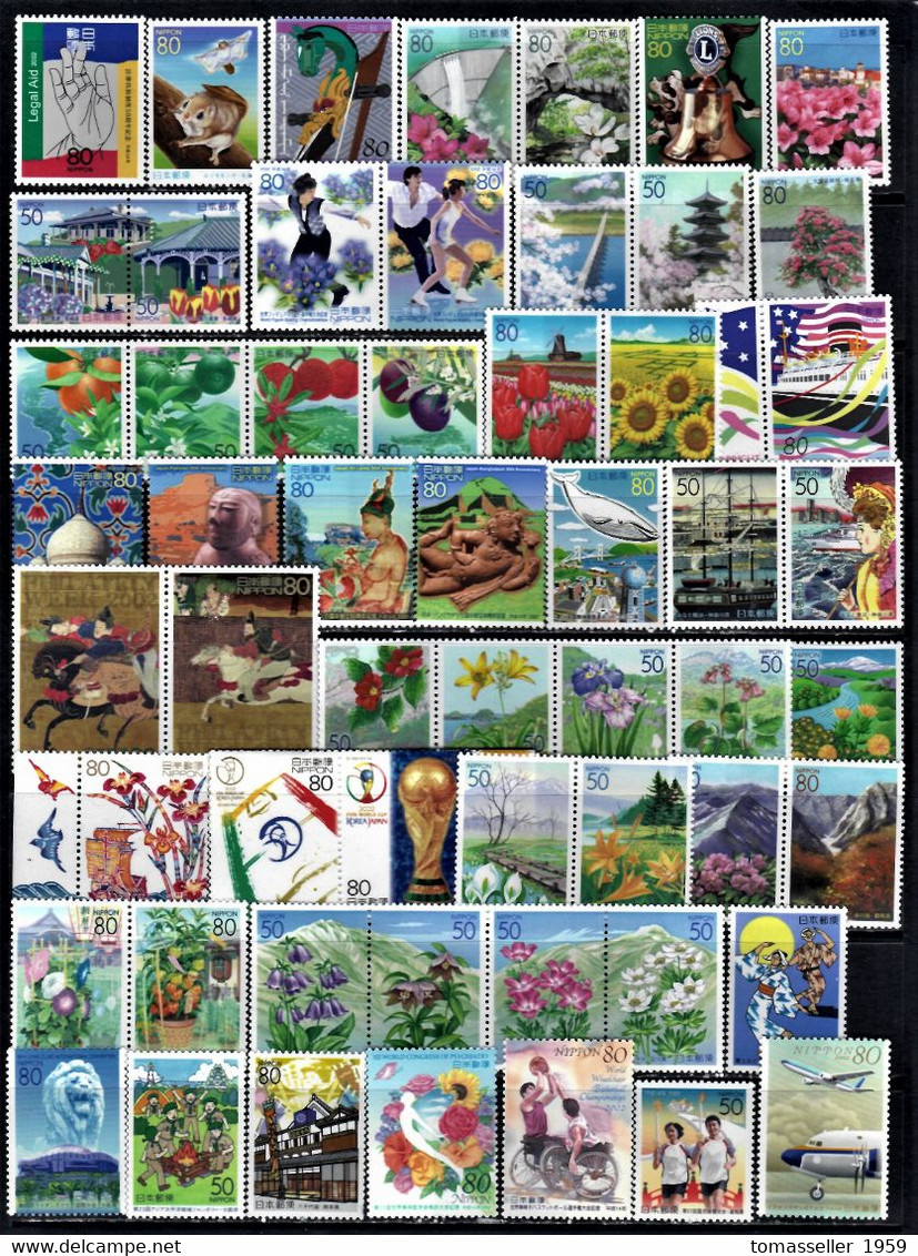 Japan-10 Years (1993-2002 y.y.)-Almost 440 issues  .MNH