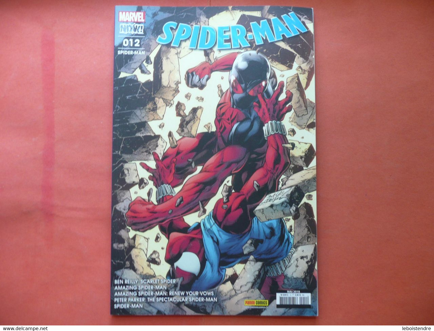 SPIDER-MAN SPIDERMAN N 012 12 / MAI 2018 RENDEZ-VOUS AVEC LA MORT V6  PANINI COMICS MARVEL NOW - Spiderman