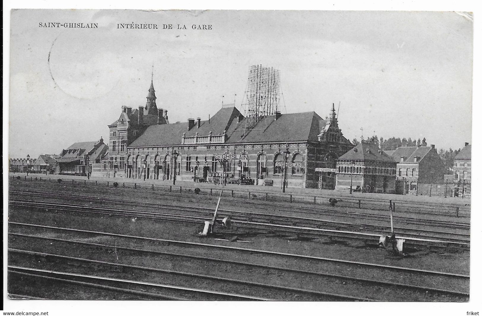 - 1409 -   SAINT-GHISLAIN   Intérieur De La Gare - Saint-Ghislain