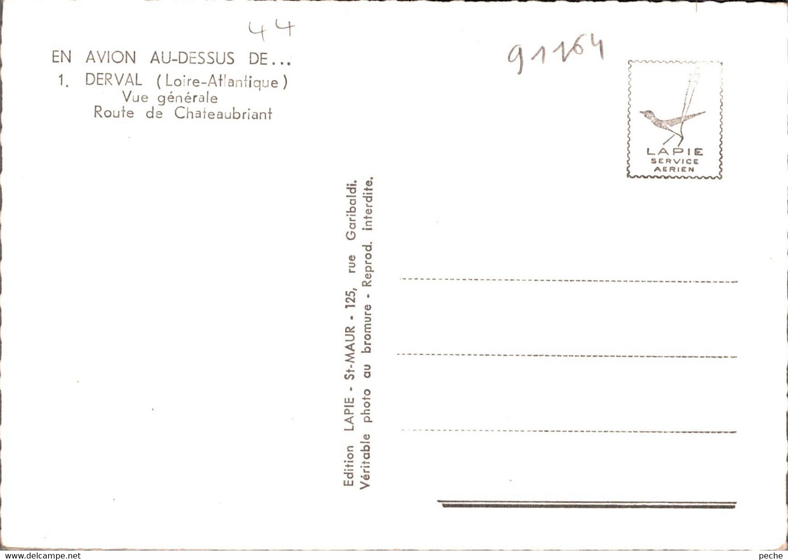N°91164 -cpsm Derval -vue Générale -route De Châteaubraint- - Derval