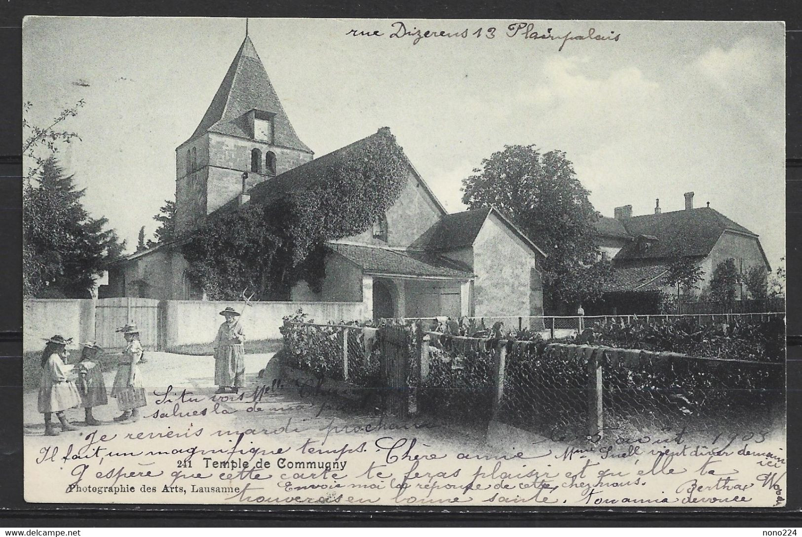 Carte P De 1903 ( Temple De Commugny ) - Commugny