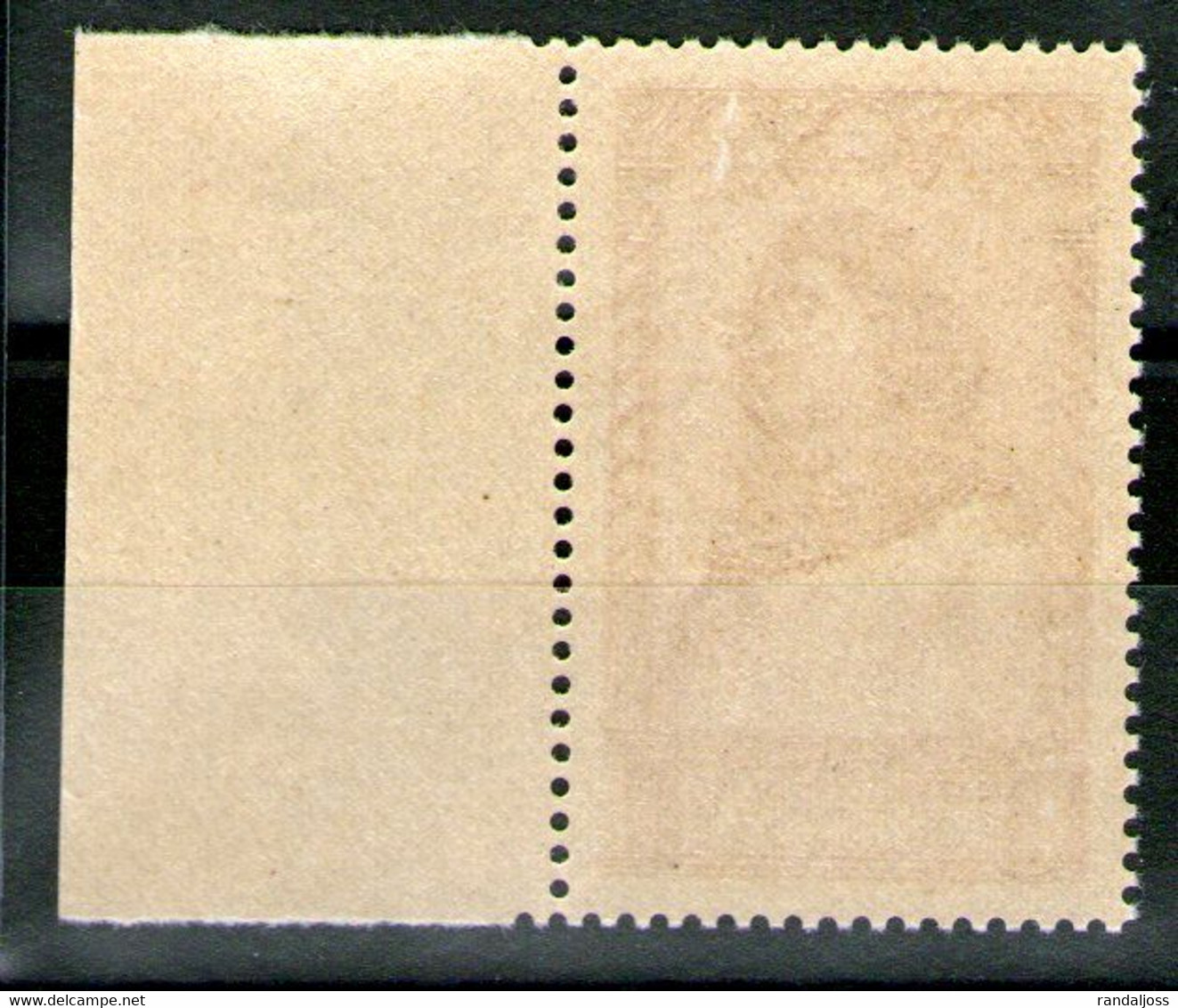 Variété Du N° 767a**_Papier Fin Et Transparent_ 25.00_bord De Feuille_2 Scans - Unused Stamps