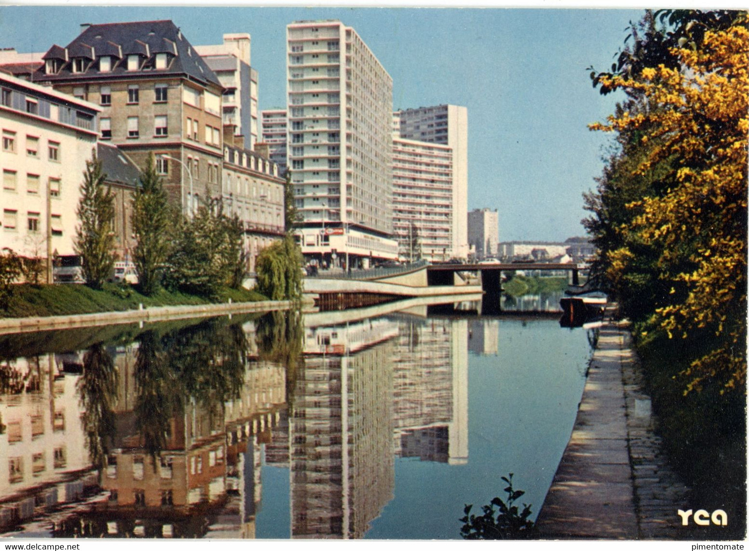 RENNES LE CANAL D'ILLE ET RANCE BOULEVARD DE LATTRE DE TASSIGNY - Rennes