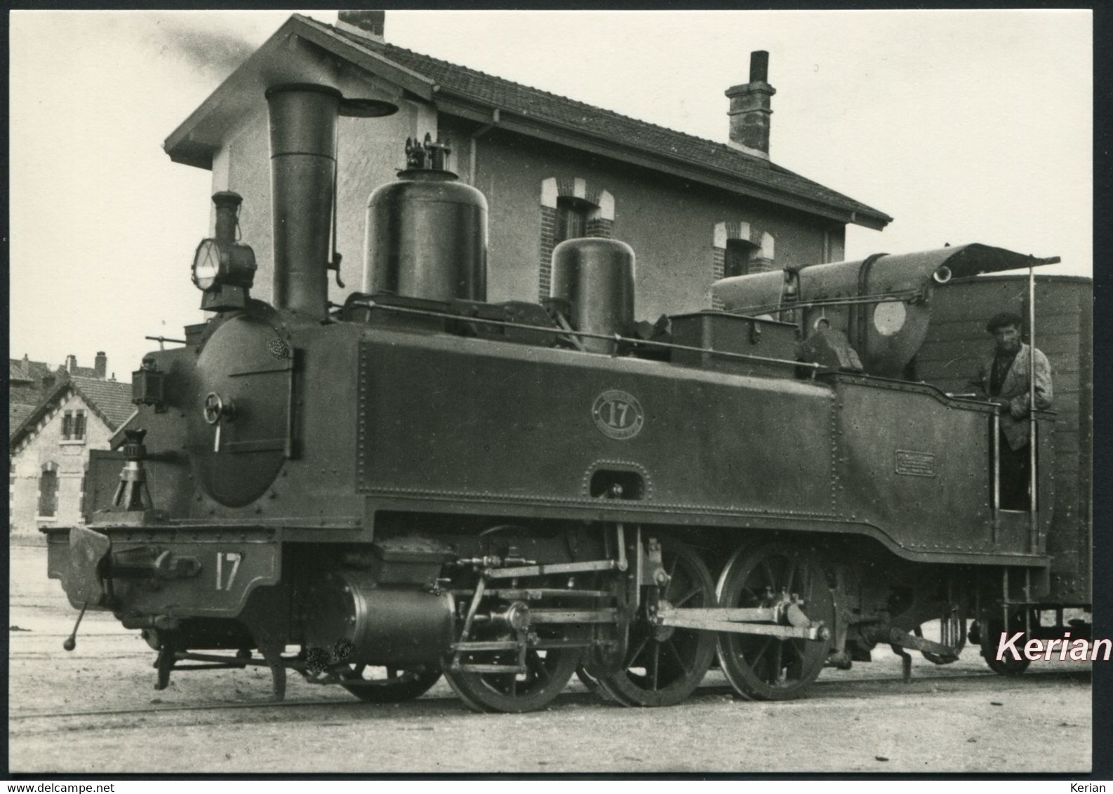 TA Tramways De L'Ain - St-Laurent-les-Macon - Locomotive Mallet 030T N°17 - Edit. BVA (CP Moderne) - Voir 2 Scans Larges - Sonstige & Ohne Zuordnung