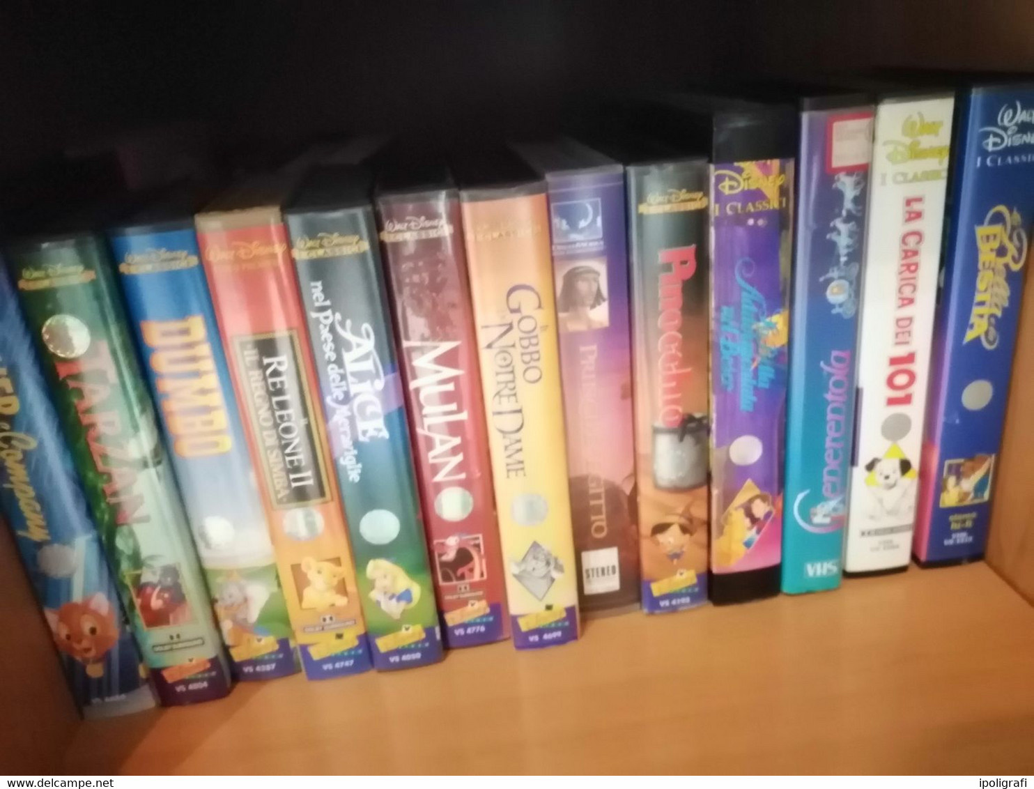 Lotto Di VHS Classici Disney+ Altri (44 VHS) In Ottimo Stato In Omaggio A Me Gli Occhi.. E Pinocchio RAI - Classici