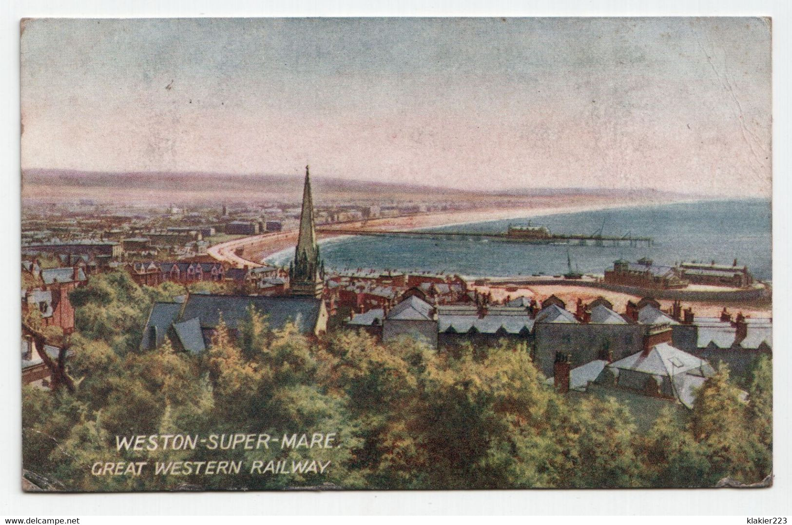 Weston - Super - Mare. Great Western Railway. Jahr 1907 - Weston-Super-Mare