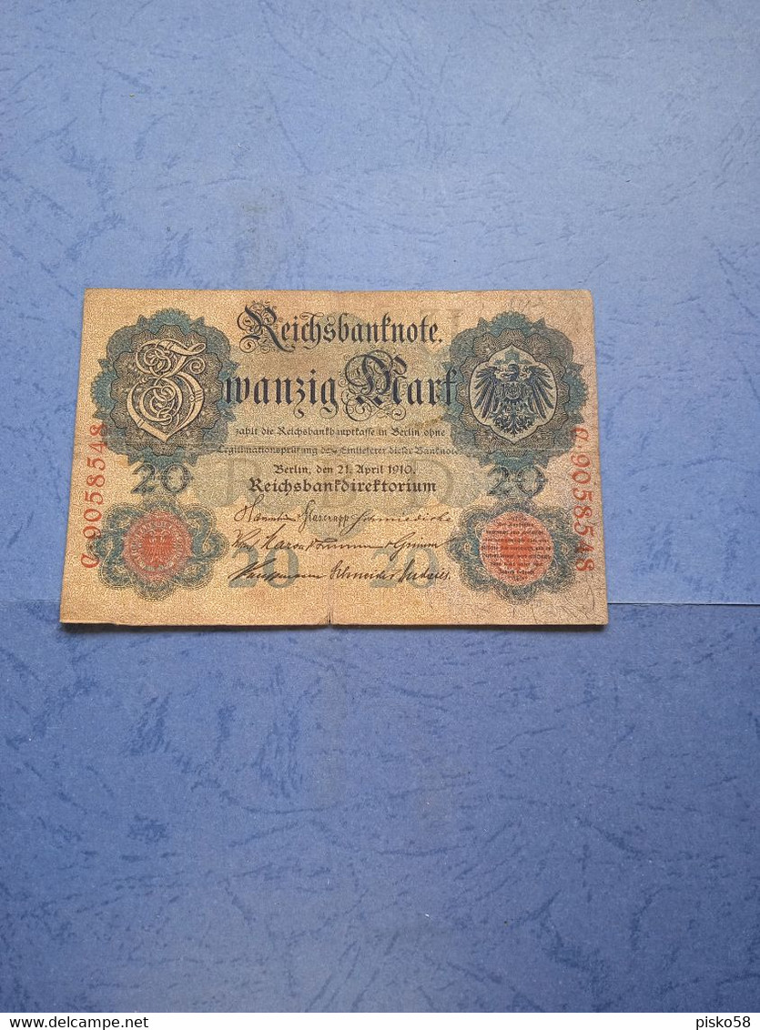 GERMANIA-P40b 20M 21/4/1910 - 20 Mark