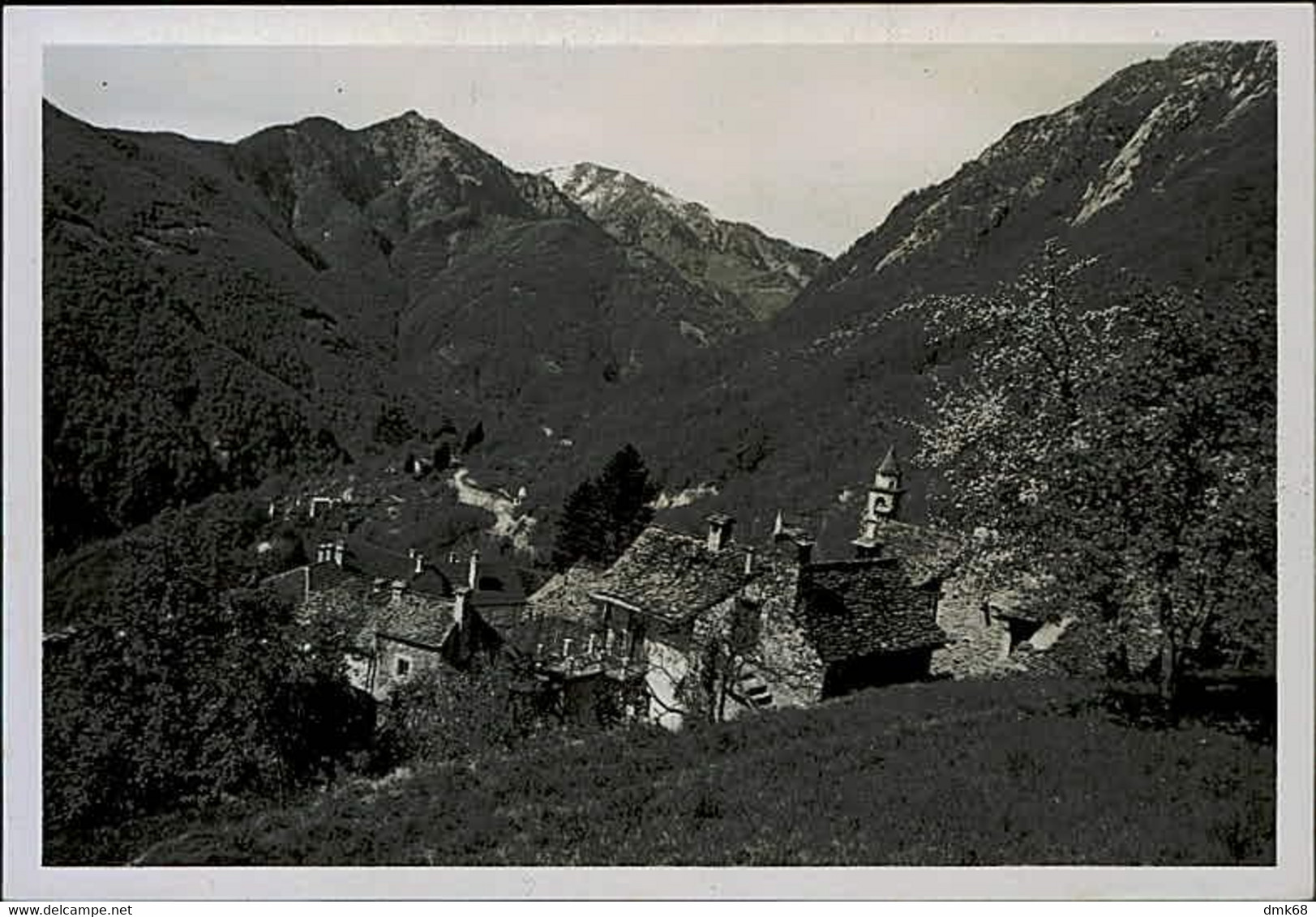 SWITZERLAND - BERZONA /  ONSERNONE- PANORAMA  - PROTOTYPE PHOTO - EDIT ALDO COCARNO - 1970s - RARE  (12865) - Onsernone