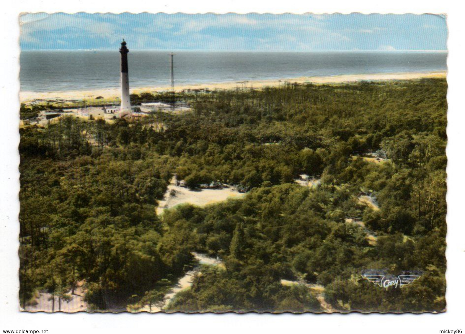 LES MATHES - 1965 -- Vue Aérienne Du Phare De La Coubre--Camping De La Côte Sauvage ...cachet RONCE LES BAINS...à Saisir - Les Mathes