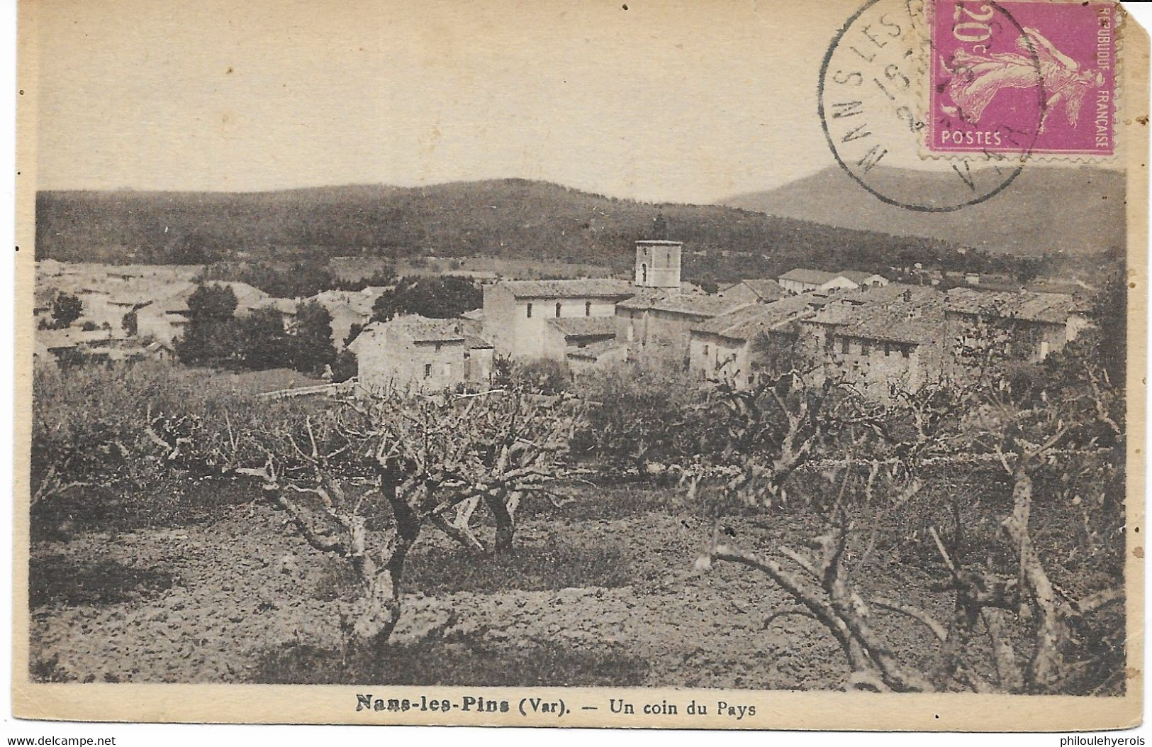 CPA 83 NANS LES PINS Le Village - Nans-les-Pins