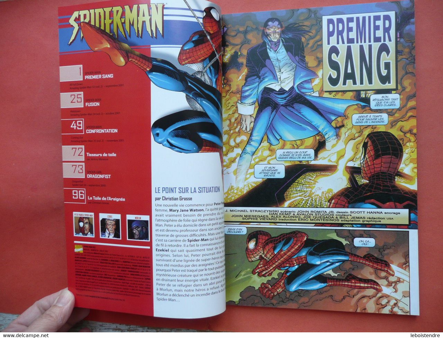 SPIDERMAN SPIDER-MAN N 30  V2 JUILLET 2002  PREMIER SANG PANINI COMICS MARVEL - Spiderman