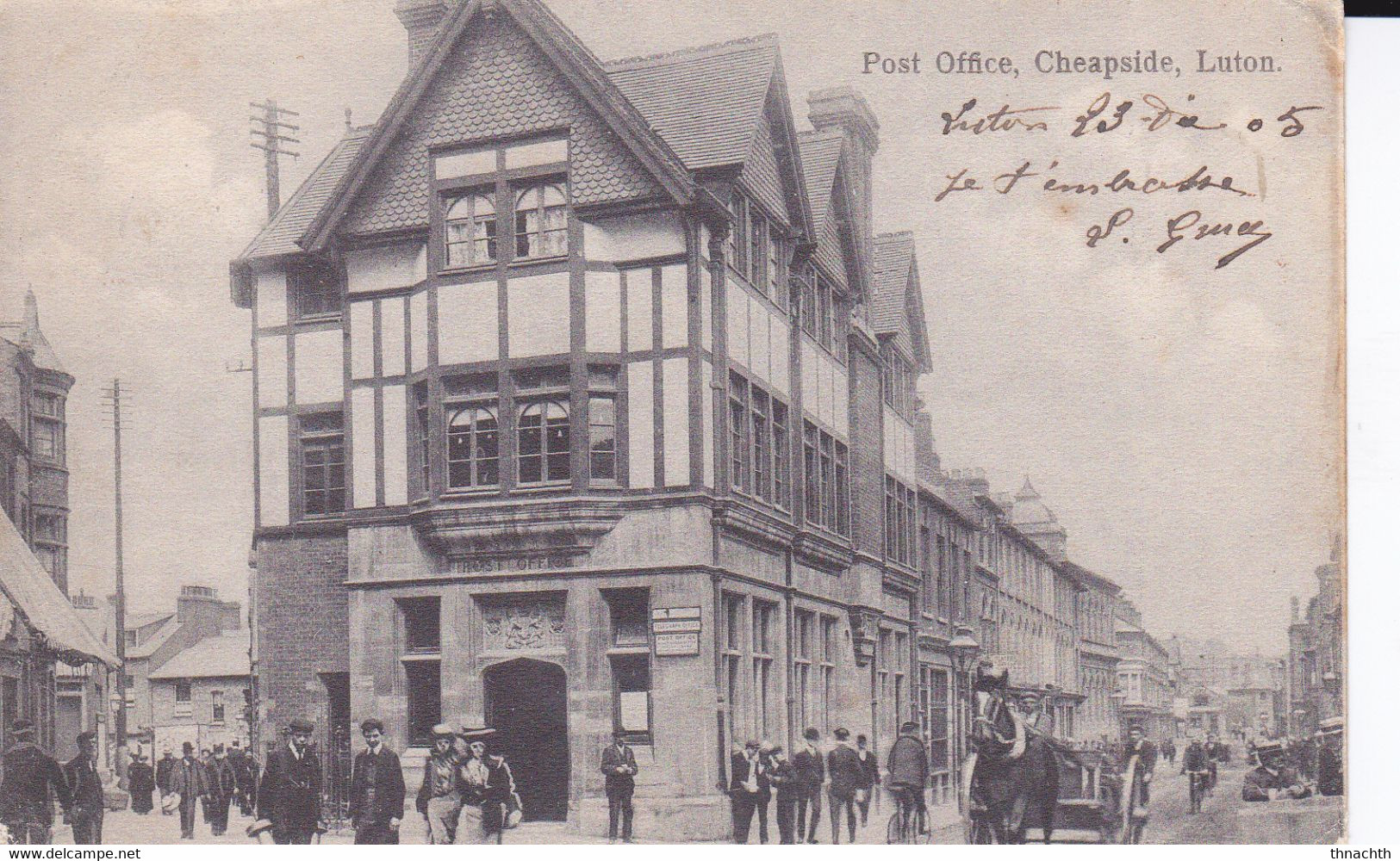 LUTON GENERAL POST OFFICE AND CHEAPSIDE - Andere & Zonder Classificatie