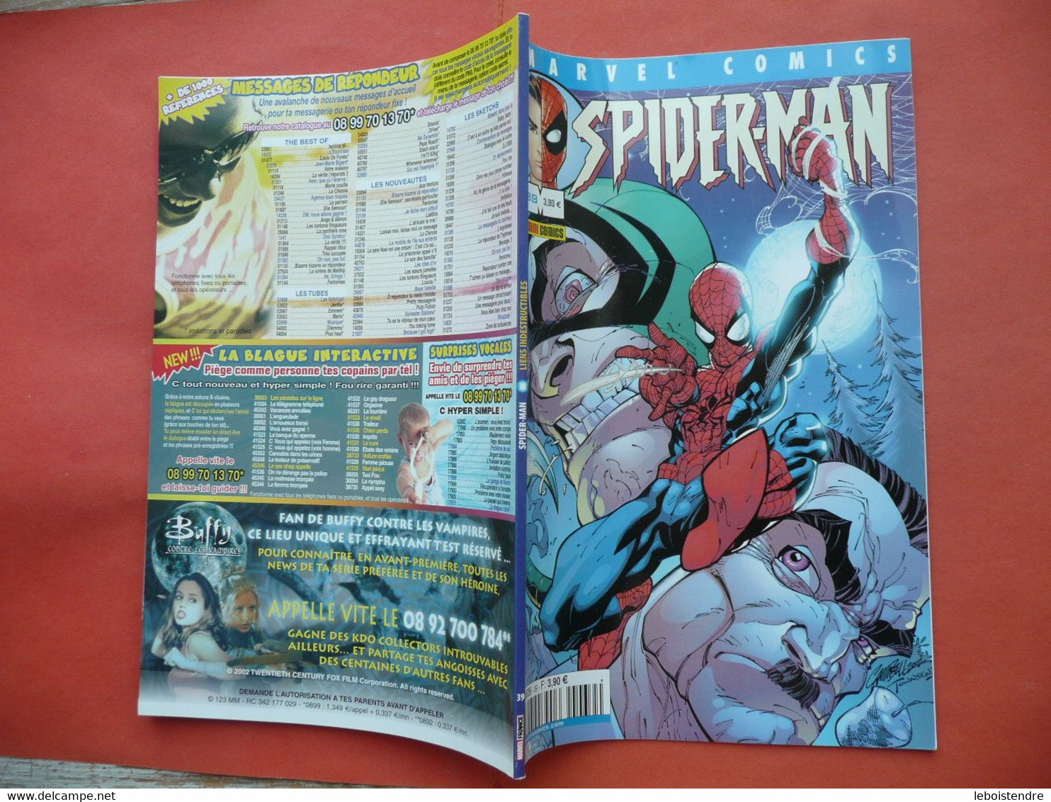 SPIDERMAN V2 SPIDER-MAN N 39 AVRIL 2003   PANINI COMICS MARVEL - Spiderman