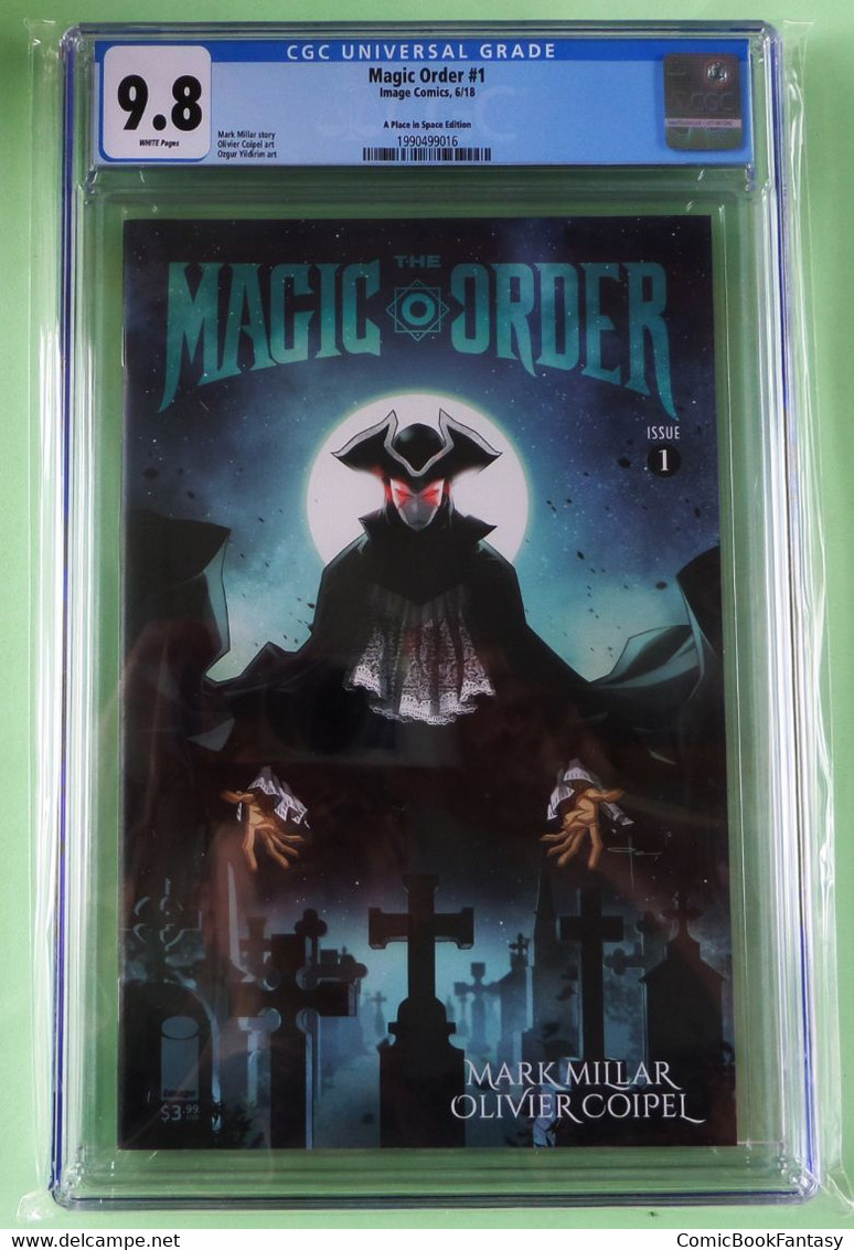 The Magic Order #1 CGC 9.8 Mark Millar A Place In Space Variant - New - Otros Editores