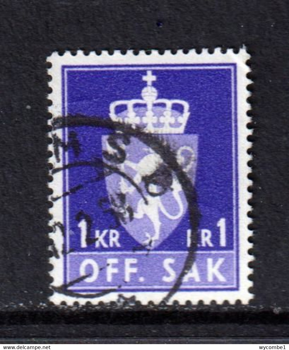 NORWAY - 1955-74 Official 1k Used As Scan - Service