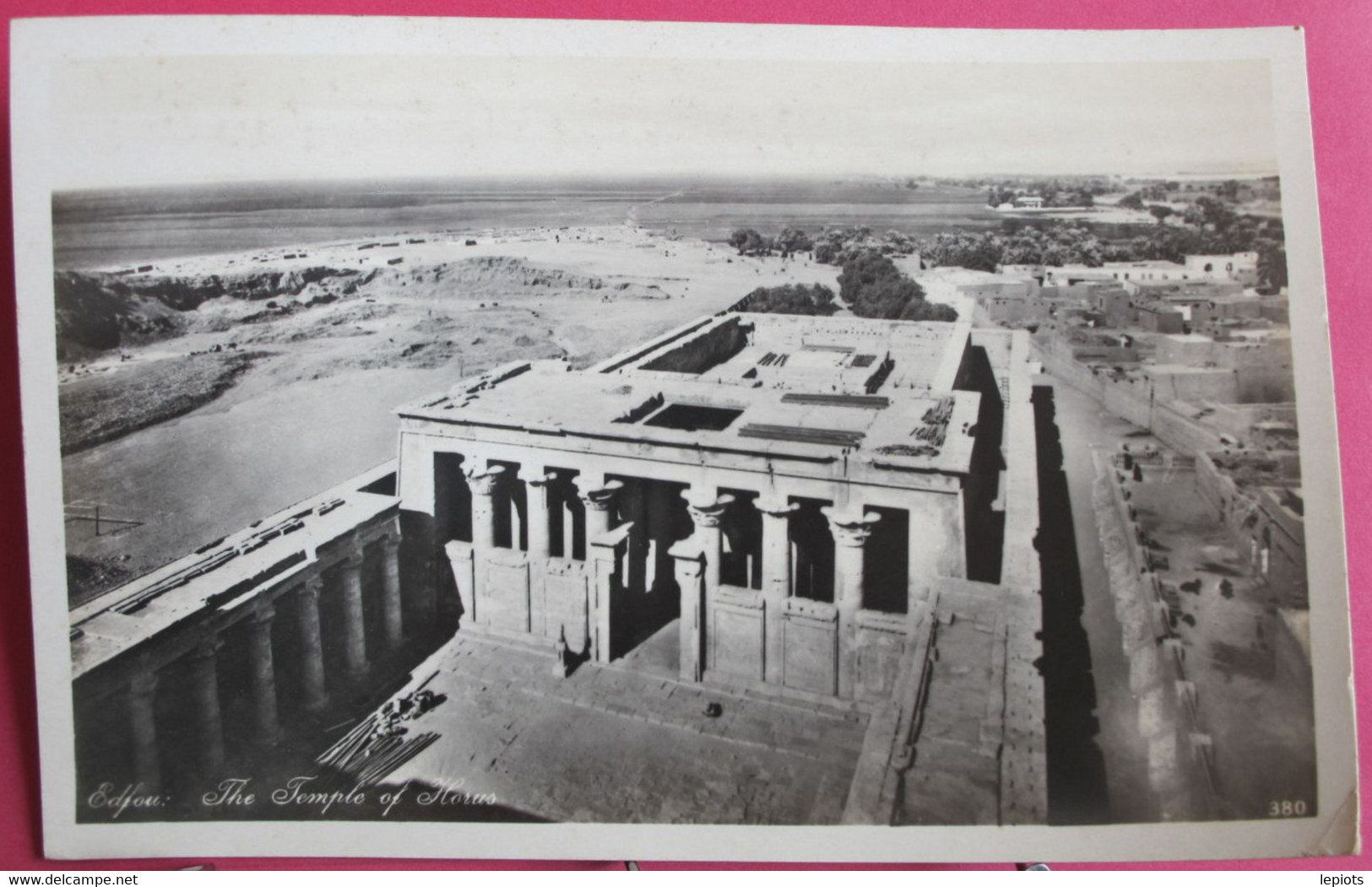 Visuel Très Peu Courant - Egypte - Edfou - The Temple Of Horus - R/verso - Edfu