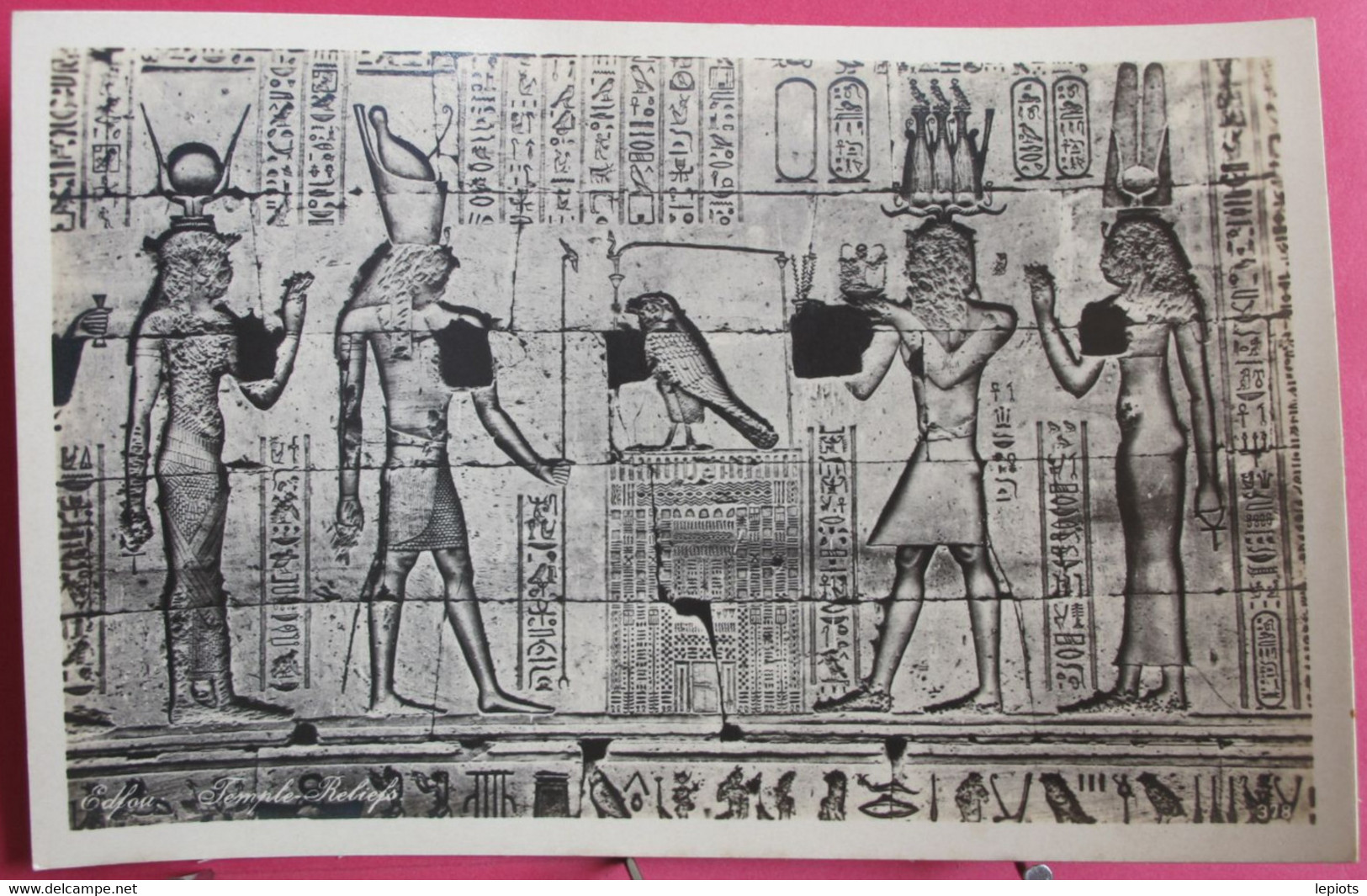 Visuel Très Peu Courant - Egypte - Edfou - Temple Reliefs - R/verso - Edfou