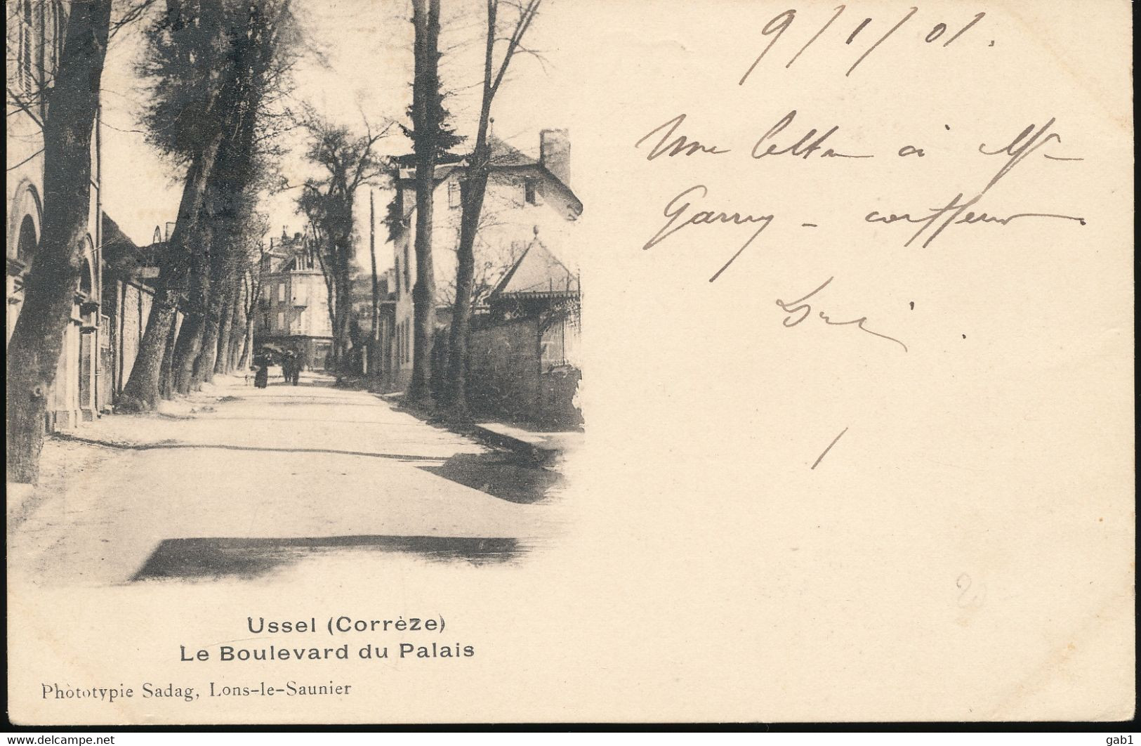 19 -- Ussel -- Le Boulevard Du Palais - Ussel