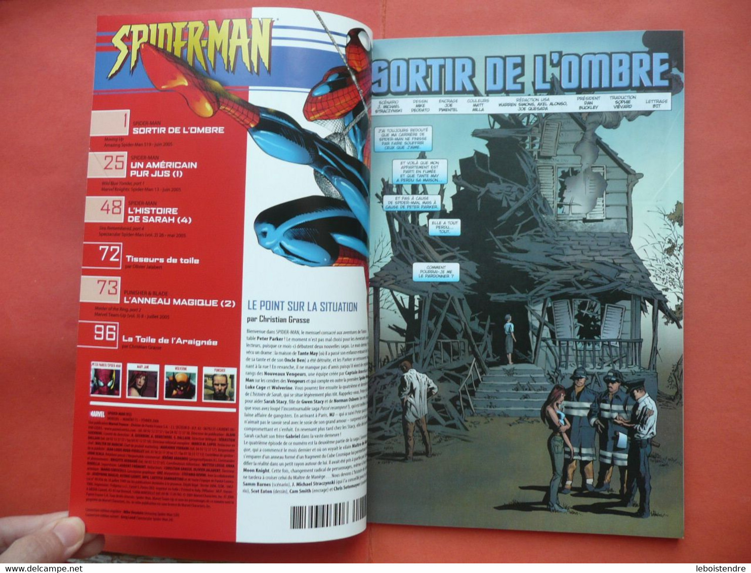 SPIDERMAN V2 SPIDER-MAN N 73 FEVRIER 2006 COLLECTOR EDITION  PANINI COMICS MARVEL - Spiderman