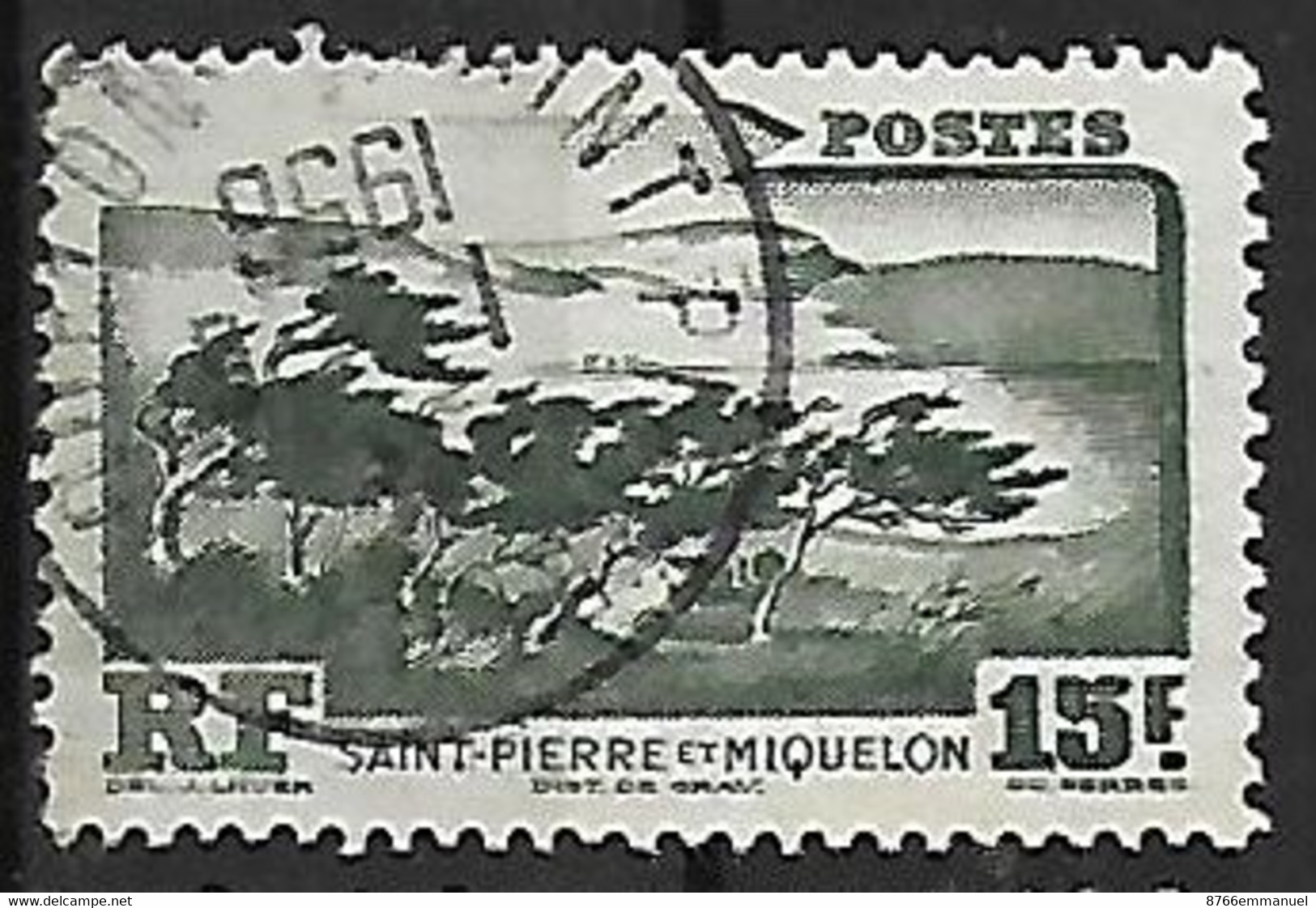 SAINT-PIERRE-ET-MIQUELON N°341 - Usati