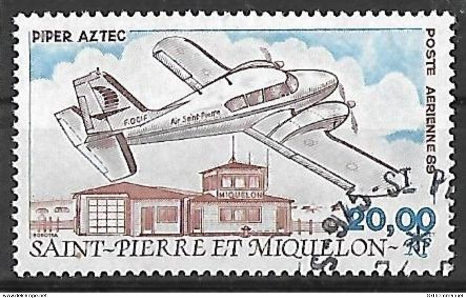 SAINT-PIERRE-ET-MIQUELON AERIEN N°68 - Used Stamps