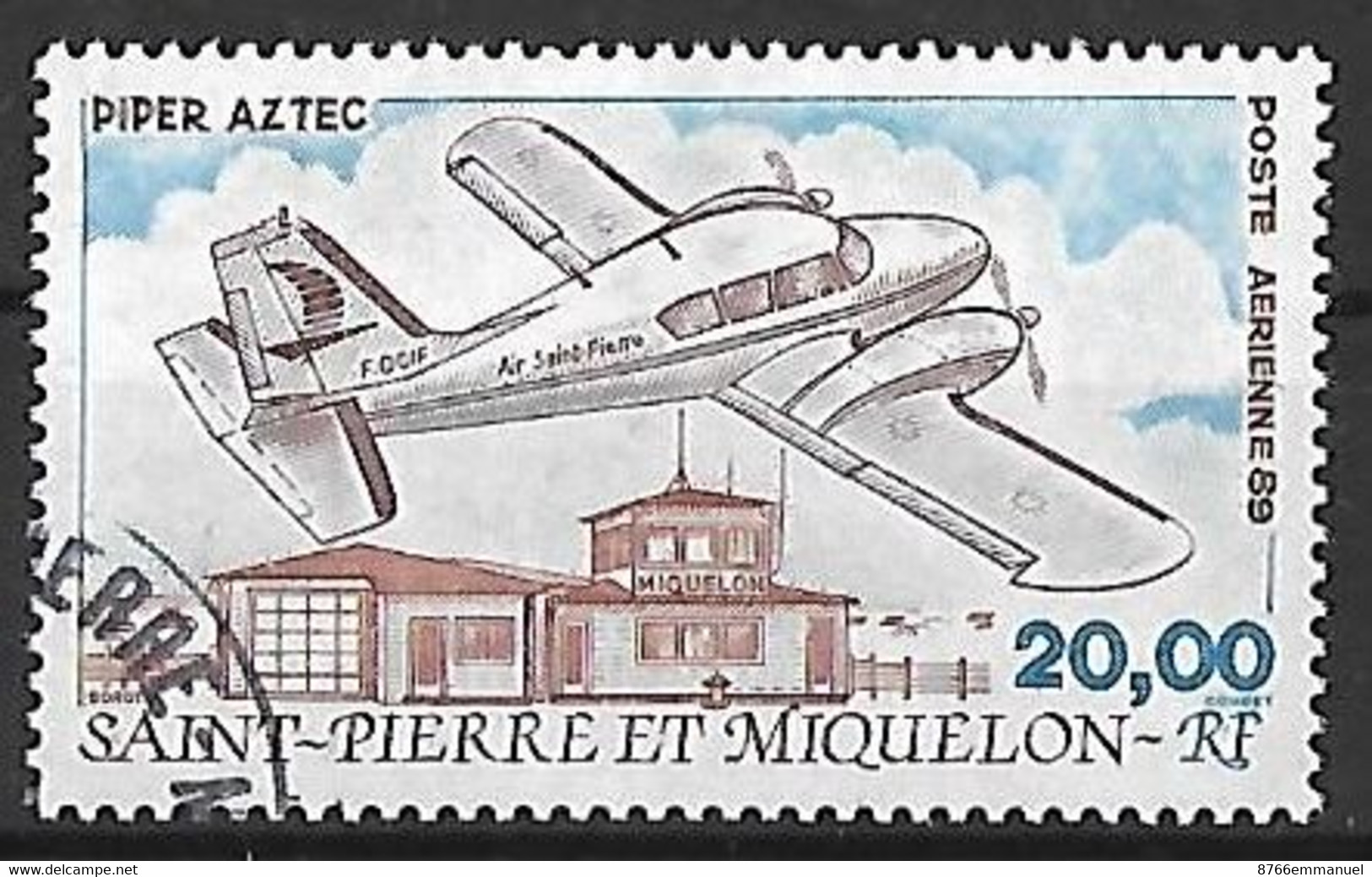 SAINT-PIERRE-ET-MIQUELON AERIEN N°68 - Used Stamps