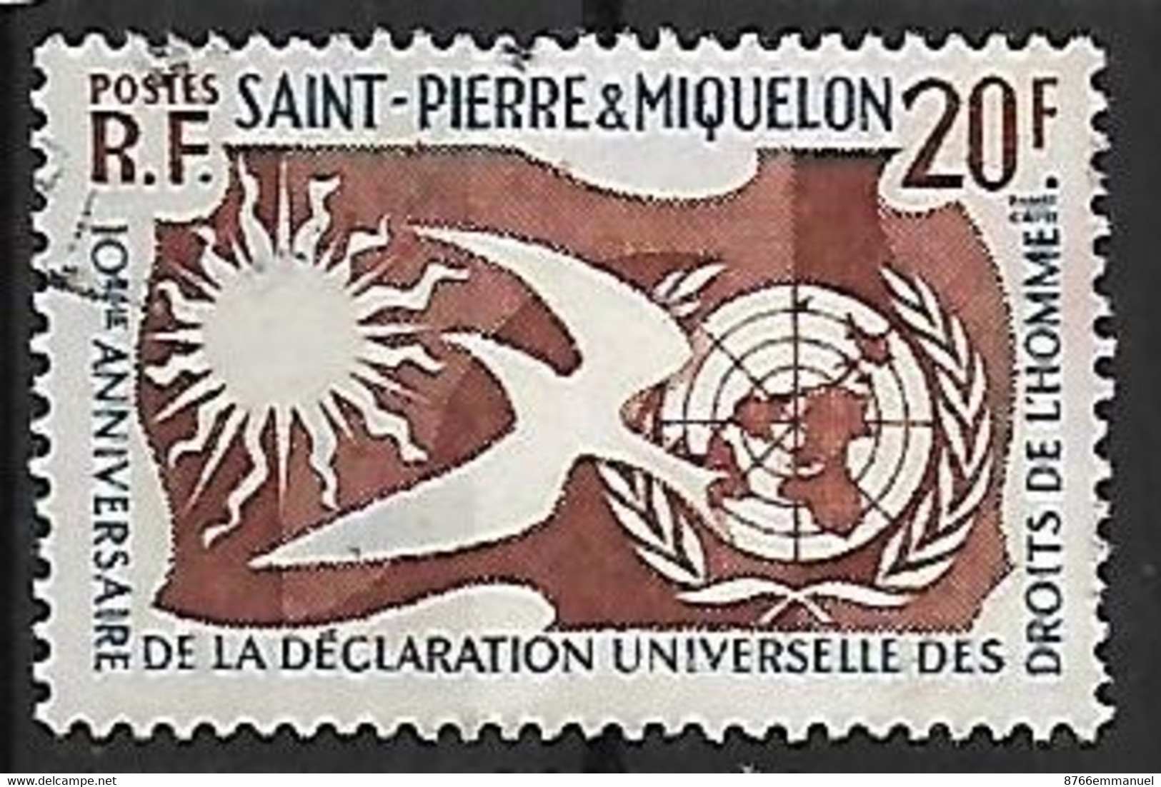 SAINT-PIERRE-ET-MIQUELON  N°358 - Usati