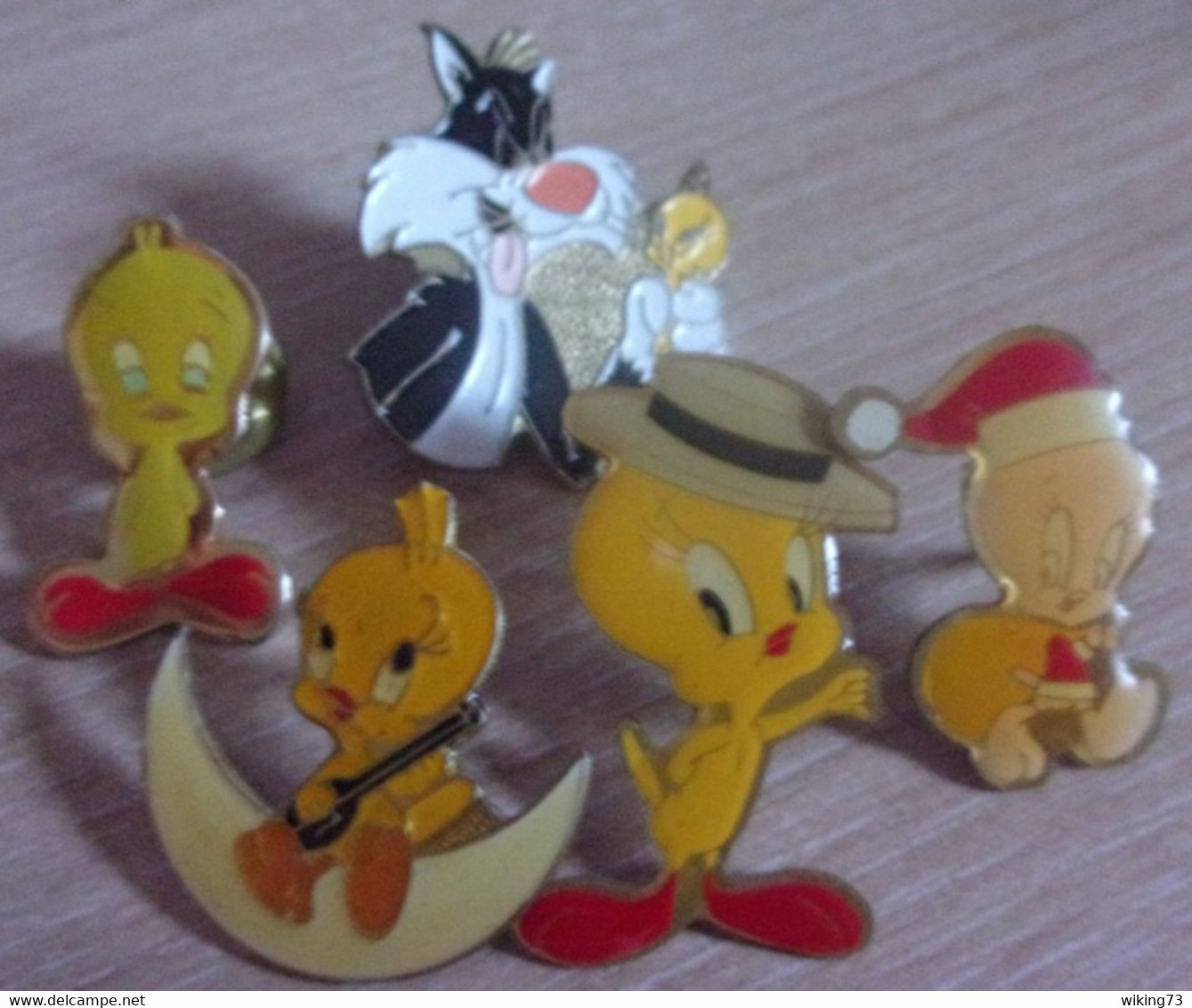 Lot Pin's Titi Et Grosminet - Looney Tunes - Canari - Dessin Animé - Tweety Bird - Tweety Pie - Sylvester - Cinéma