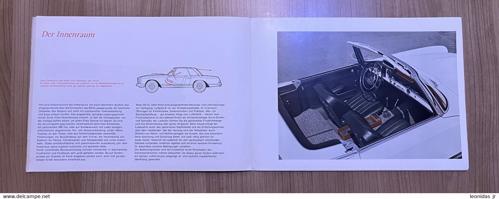 Mercedes - Benz 230 SL - Catalogue - Kataloge